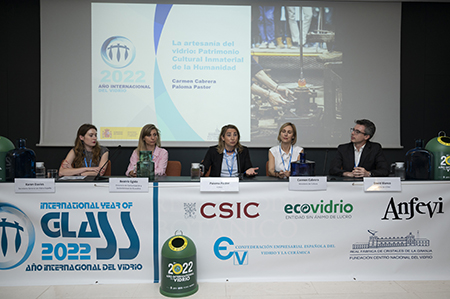 Mesa redonda Apertura Año Internacional del Vidrio