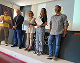 Foto entrega certificados escuela-taller 'Quercus'