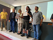 Foto entrega certificados escuela-taller 'Quercus'