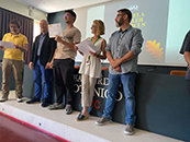 Foto entrega certificados escuela-taller 'Quercus'
