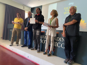 Foto entrega certificados escuela-taller 'Quercus'
