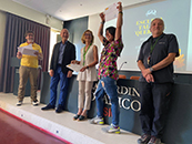 Foto entrega certificados escuela-taller 'Quercus'