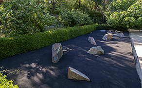 Jardín zen negro
